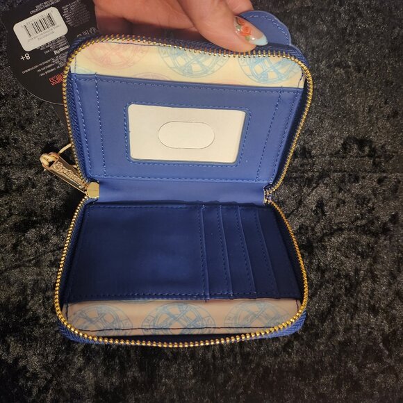 NWT Loungefly Marvel Dr Strange Multiverse Zip Around Wallet - Picture 7 of 9